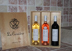 Coffret vins blanc rosé rouge Chateau La Curnière